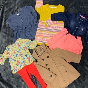 Girls size 2t fall/winter lot (6 pcs)